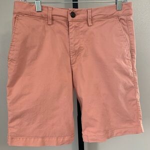Gap Men's Salmon Pink Cotton Chino Shorts